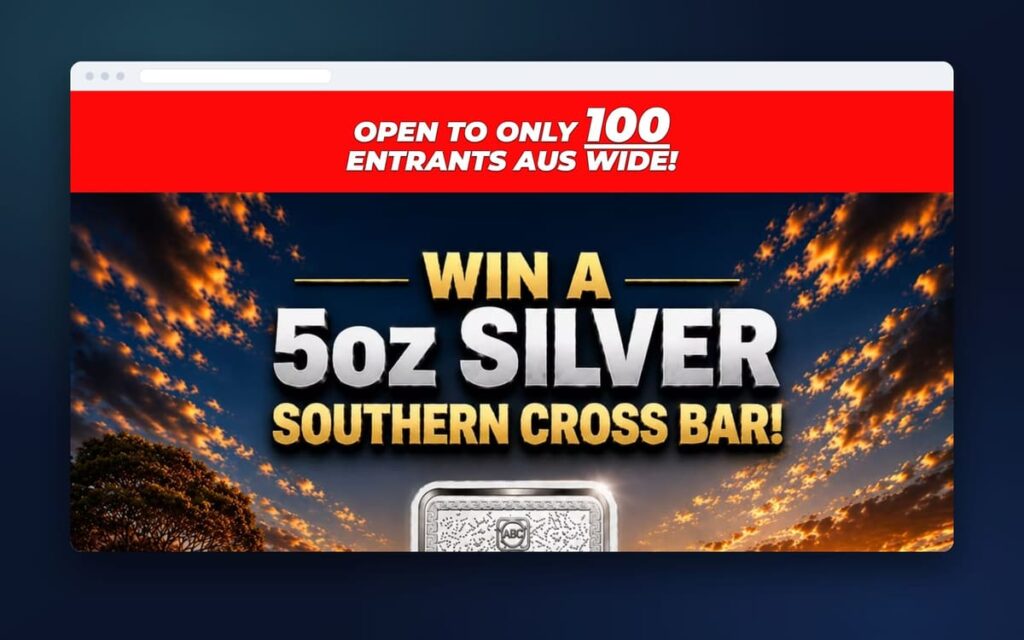 Bullionclub Au Southern Cross Giveaway website