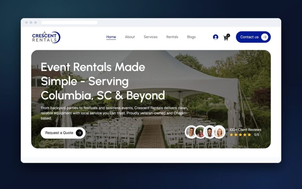 Crescentrentalssc website